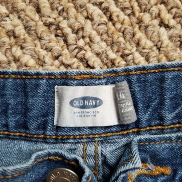 Distressed Jean Shorts Girls Youth Size 14 - Picture 3 of 6